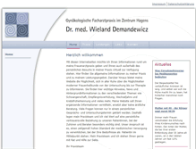 Tablet Screenshot of frauenarzt-hagen.com